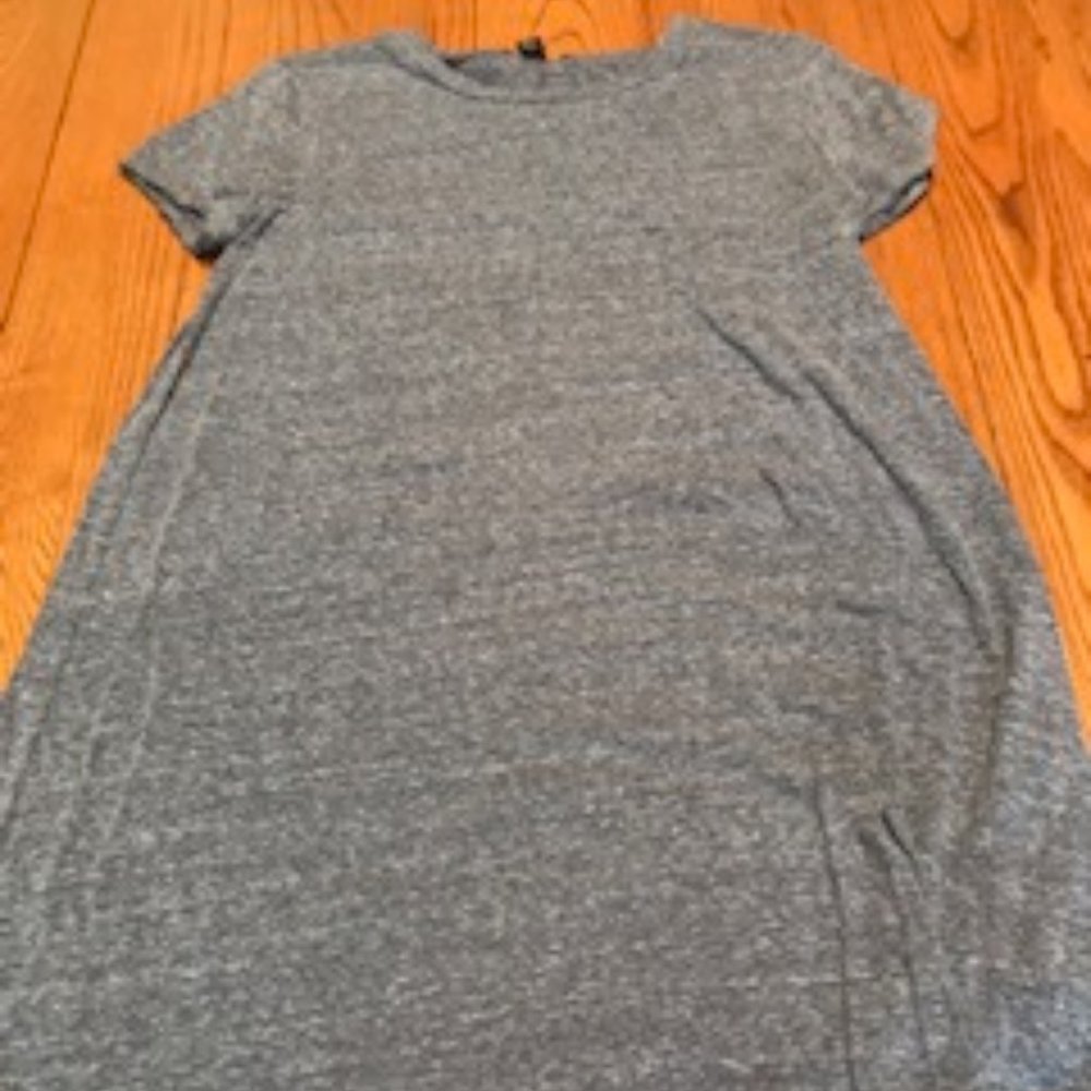 Blue t-shirt dress